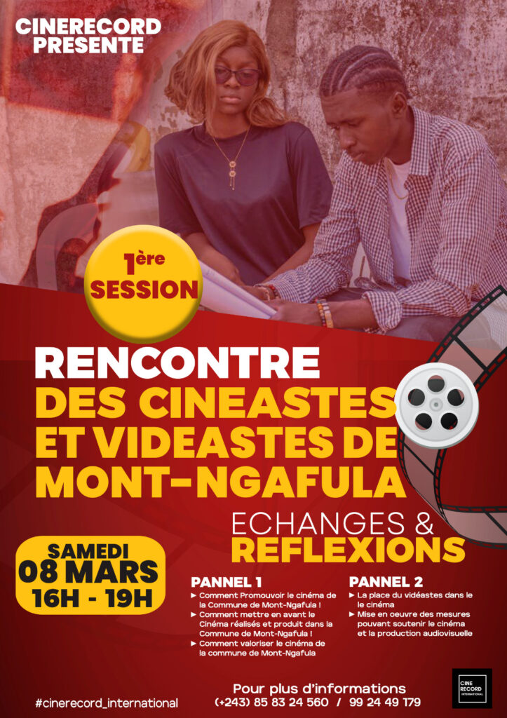 Mont-Ngafula à l'honneur : Première rencontre des cinéastes et vidéastes de la commune 🎬✨ Votedefan20022025RENCONTRE 723x1024