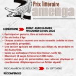 Prix Littéraire Zamenga 2025 : « Paix au féminin » – À vos plumes pour célébrer la paix et la résilience ! 📖✍️ Votedefan11032025Litterature 150x150