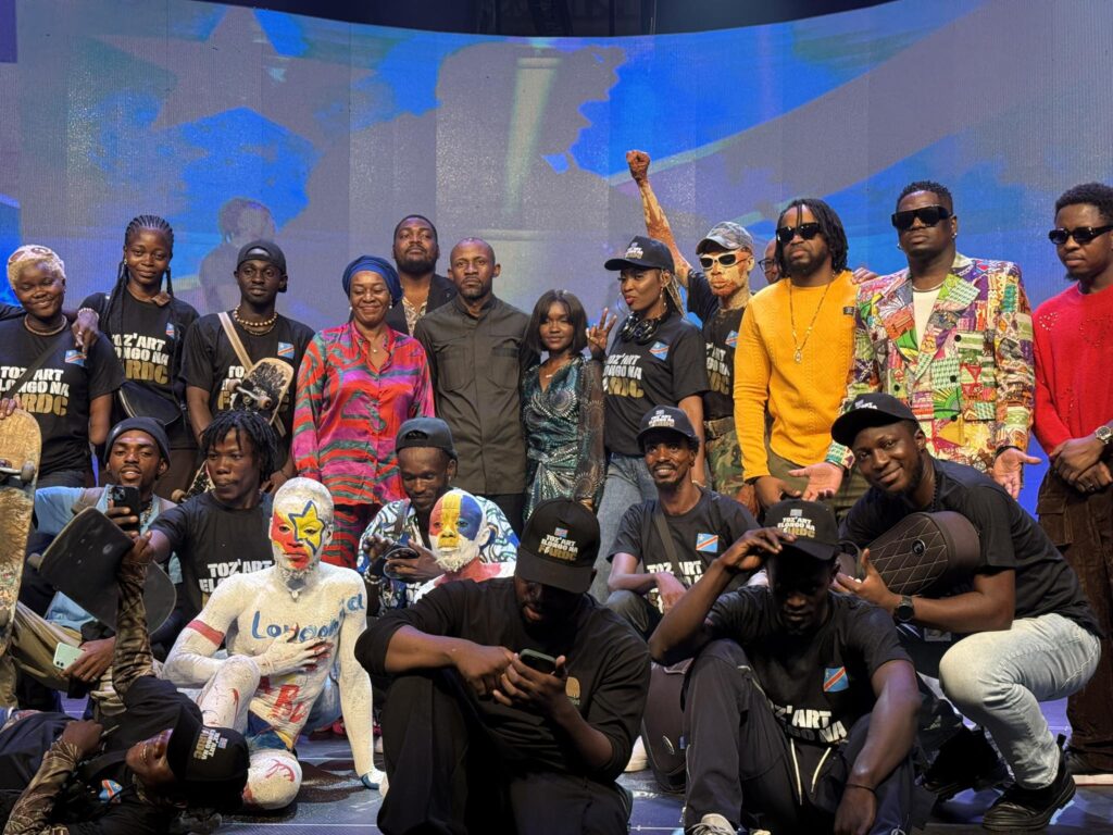 Alesh salue l'unité des artistes urbains lors de Congolais Telema Votedefan31032025MIN CULTURE ET ART1 1024x768
