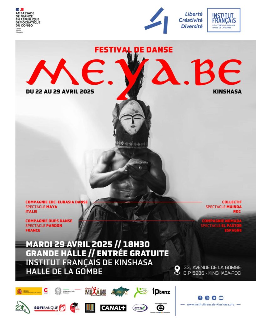 Festival Me.Ya.Be 2025 : Kinshasa Célèbre la 14e Édition Votedefan12042025Halle De La Gombe 819x1024