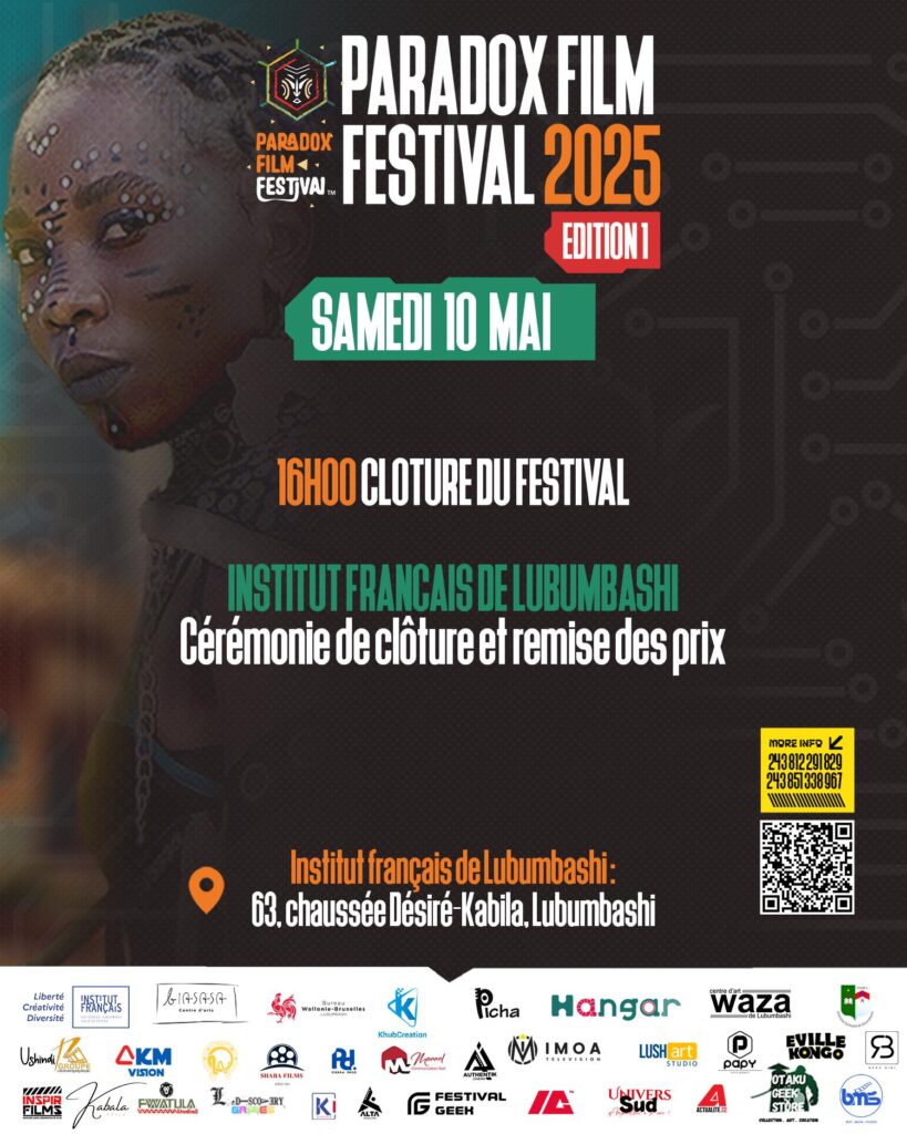 Clap de fin pour le Paradox Film Festival à Lubumbashi Votedefan 10052025Paradox 819x1024