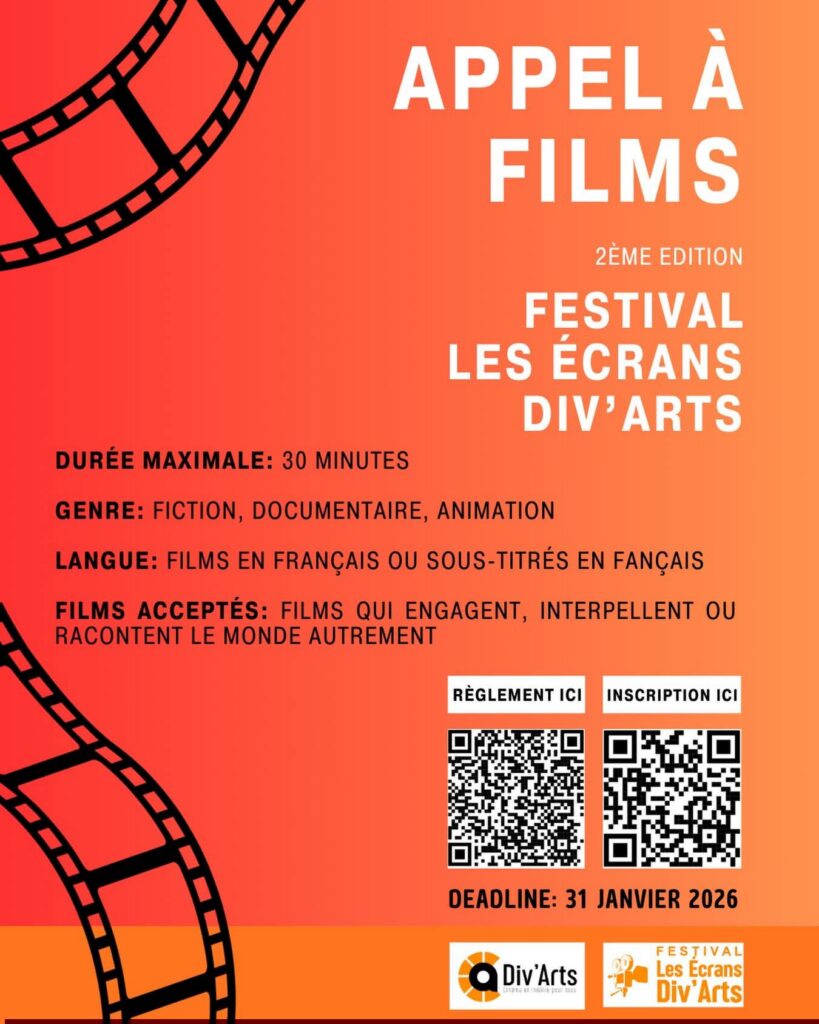 votedean 02012026 appel à films – festival les écrans div’arts 2026